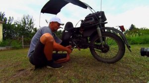 ЛИГЕРАД МОПЕД  с ДВС 50cc 4t ОБЗОР ПЕРЕД ПУТЕШЕСТВИЕМ ВПЕРЕД НОГАМИ recumbent NO bicycle