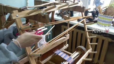 Снование на рамной сновалке. VYÖ - Курс по ткачеству от  Курчин-Мурчин