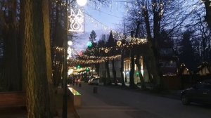 Светлогорск❄️🌊 готов к новому году! Нарядные улицы, все сверкает и радует глаз🤩🥳💯