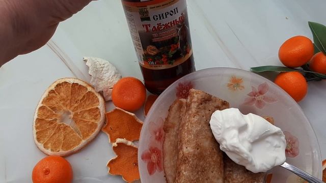 Для Инстаграм сьемка #еда #блины #вегетарианскаяеда #кулинария #мандарины #фотография