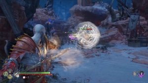 God Of War: Ragnarok. Максимальная сложность. Альвхейм 100%. Труд забирает молот Тора.