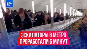 Новые эскалаторы на станции питерского метро проработали 6 минут