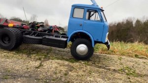 Маз 500 1:12 первый выезд Maz 500 rc testdrive смотреть до конца!😉 Kingkong rc
