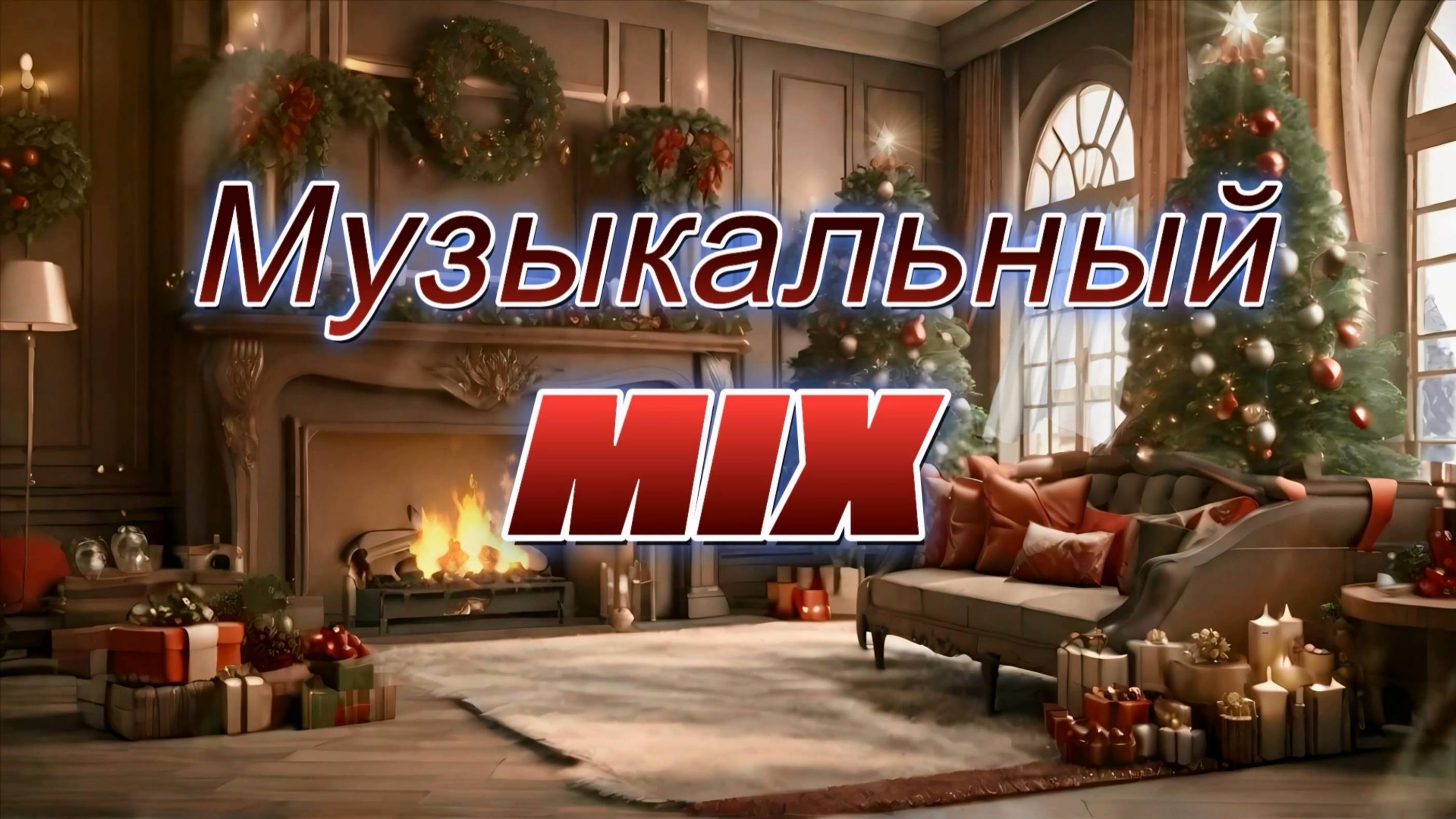 Новогоднее волшебство: уютная праздничная атмосфера и музыка для релакса и сна.🌟🎄