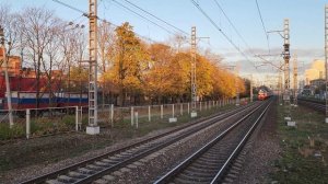 ЭП2К-359 с поездом №19 "Мегаполис" Санкт-Петербург - Москва | Останкино