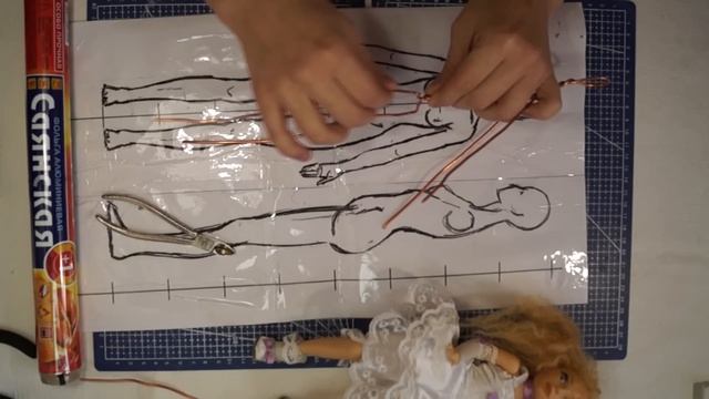 Шарнирная кукла своими руками с нуля часть 1 Как сделать каркас смотреть онлайн