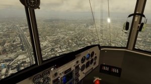 Полет на дирижабле над Москвой из Внуково в Шереметьево в X-Plane 12