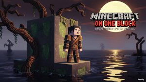 100 ДНЕЙ НА ОДНОМ БЛОКЕ С ХОРРОР МОДАМИ | ХОРРОР СКАЙБЛОК МАЙНКРАФТ ЧАСТЬ 1 #minecraft  #мод