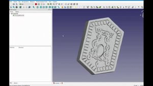#26 FreeCad Медальон Victor Ignatov