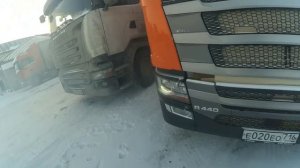 Запуск Скания после НГ!  Передаю машину и....