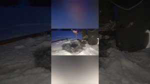 зимняя рыбалка на затоне первый лед