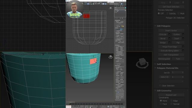 Как сделать чашку за 1 минуту в 3Ds Max  #дизайн #курсы3dsmax #3dsmaxуроки  #школа3dmax #уроки3dmax