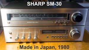 Винтажный японский усилитель Sharp SM-30