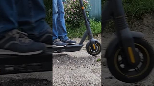 Работа подвески Ninebot MAX G2 смотреть онлайн