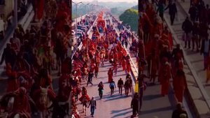 Naga-Baba Avahn Akhara enters to Prayagraj Kumbha Mela