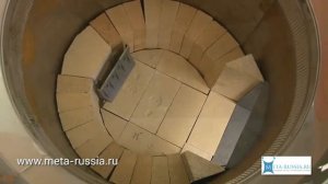 Сборка кирпичной банной печи ,Русская баня, Печь банная большая КДМ