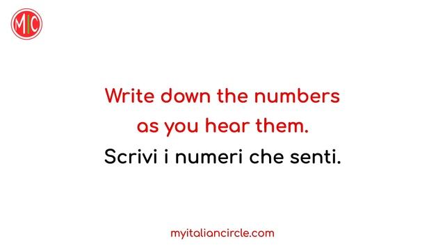 Italian Listening Practice for Beginners 1 - Ascolta e rispondi