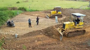 Строительство, новая территория для засыпки