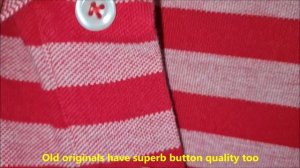 Recent vs vintage Gant Polo shirt. How to spot original Gant Polos