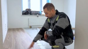 Укладка кварцвинила со смещением на 1/3. Весь рабочий процесс.