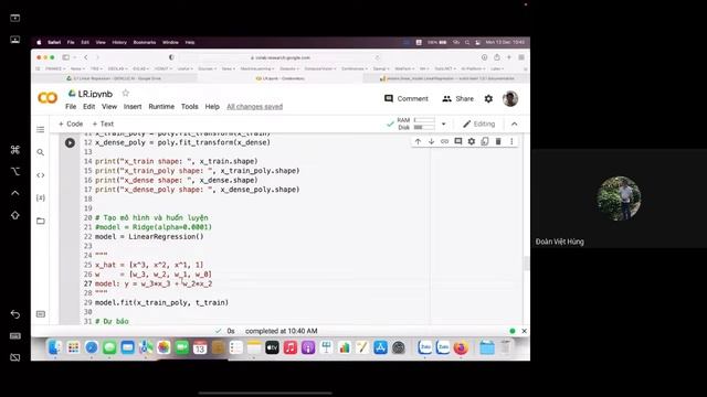 AI - Bài toán hồi quy tuyến tính - P2 смотреть онлайн