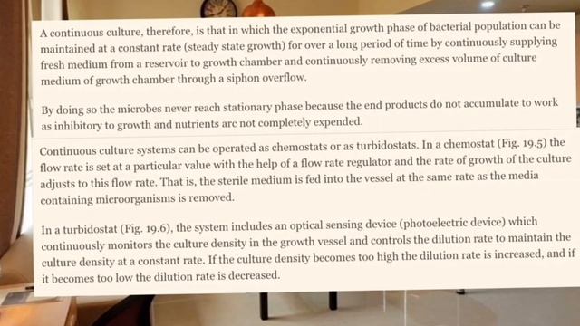 Microbiology Notes - Bacterial Growth, Synchronous, Continuous, Chemostat and Turbidostat Growth