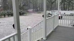 Снег в Южной Каралине 2 года назад / Snow in South Carolina 2 years ago .