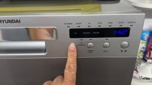 Настройка расхода соли посудомоечная машина HYUNDAI DT402