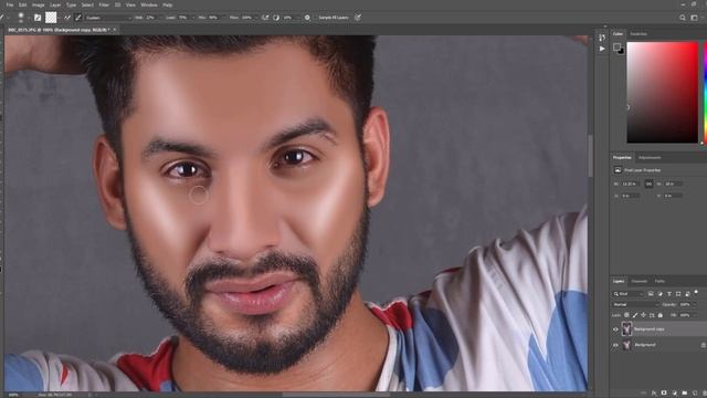 Advance Photo Editing High-End-Skin Retouch with Dodge & Burn in Photoshop cc 2022 Saad bbc studio