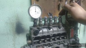 Как выставить заводскую метку(клык) индикатором без стенда? ТНВД ом601-606.