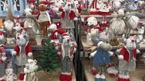 Новогодние фигурки и украшения в гипермаркете "Лента". Новый год 2025г.