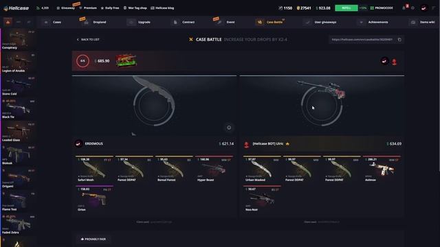 HELLCASE GAVE ME EXPENSIVE KARAMBIT FADE! - HELLCASE PROMO CODE 2024