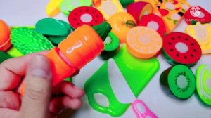 Satisfying video / How to Cutting Fruits and Vegetables Toys ASMR