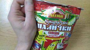 Распаковка кукурузных палочек с сюрпризом!!!