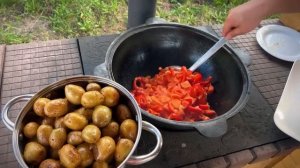 Самое вкусное Мясо с Картошкой в Казане по-Грузински. Хорциани