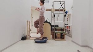 Работа  со стабильностью стопы.