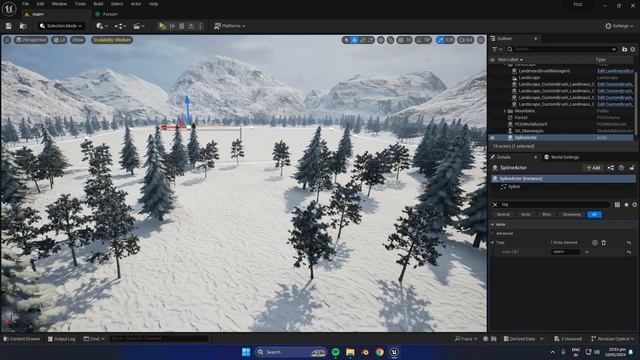 Create Entries Town Automatically With PCG | Blueprints | Spline by using Unreal Engine 5
