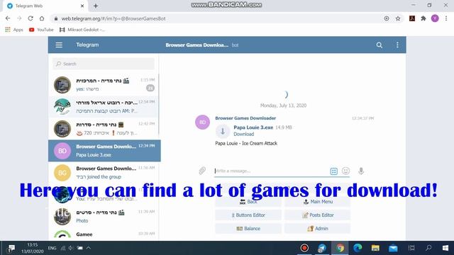 How to download Browser Games with Telegram смотреть онлайн