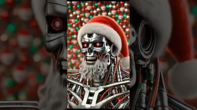 Terminator as a Santa claus💥 Memories of Terminator#ai#aisuperhero#music#shorts