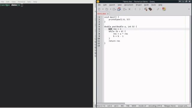 Personal project -- DWARF compiler