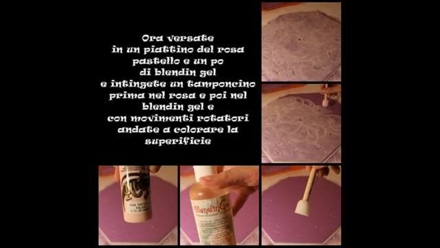 Tutorial Orologio con farfalle (stencil)