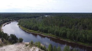Голубое озеро возле города Когалым.