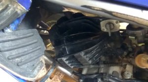 Ямаха бластер, стук мотора