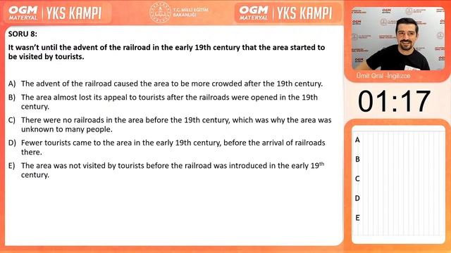 İngilizce YKS Kampı Soru Çözüm-6 смотреть онлайн
