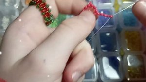 Туториал как распутать запутанную леску во время плетения! #хочувреки #леска #бисер #туториал_на_💍❤