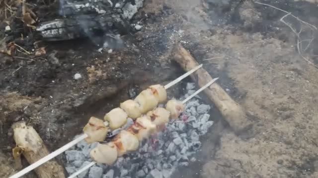 Поход "Тайными тропами" Шашлык на пиве