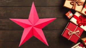 Новогодние елочные игрушки из бумаги