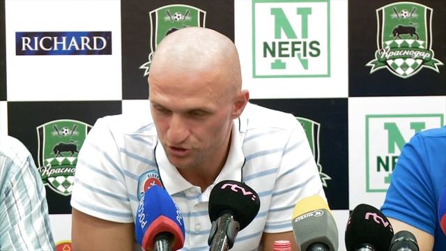 Пресс-конференция и тренировка ФК «Слован» (Братислава» перед матчем с «Краснодаром»