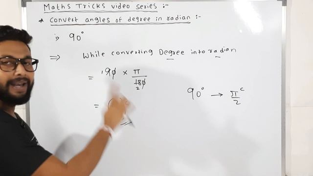 Convert Angles Of Degree in Radian | Maths Tricks Video Series | JR Tutorials |