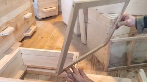 Улей микс с высоким сетчатым дном,  крышей с выносом и допами, 3шт